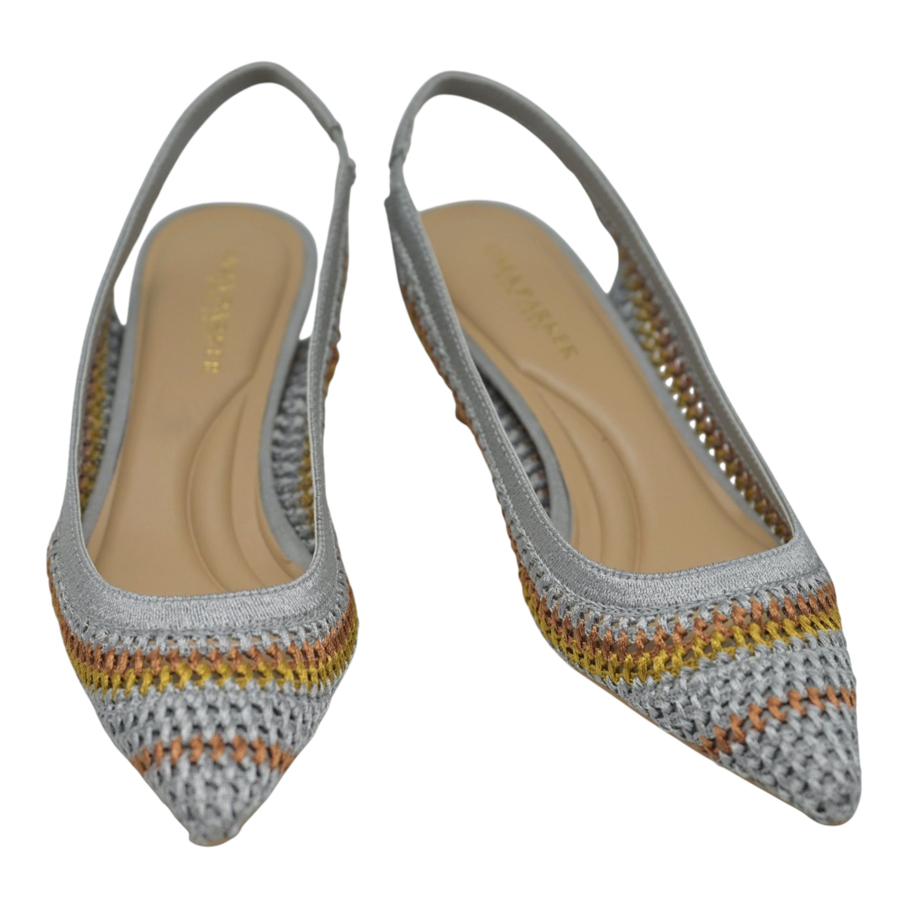 Uma Parker 512 Γοβάκια Slingback Πλεκτά - Light Grey