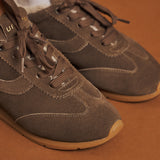 Unisa Dapse Sneakers με Γαζιά - Taupe Σουέντ