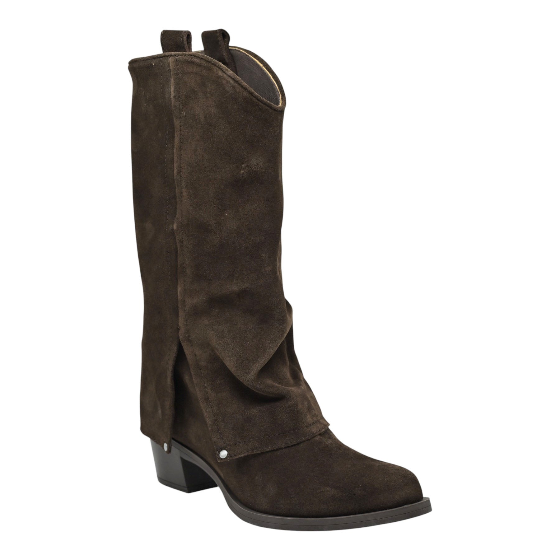 Unisa Guria Μπότες Flap Cowboy - Καφέ Καστόρ