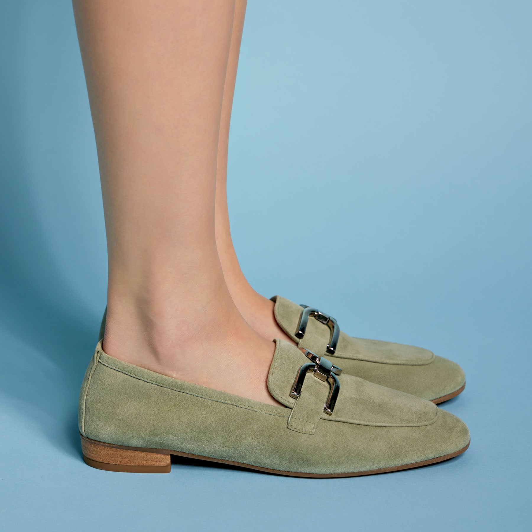 Unisa Baxter Loafers Androgynous με Αγκράφα - Βεραμάν Καστόρ