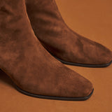 Unisa Lucas Κλασικά Μποτάκια με Τακούνι - Ταμπά Καστόρ