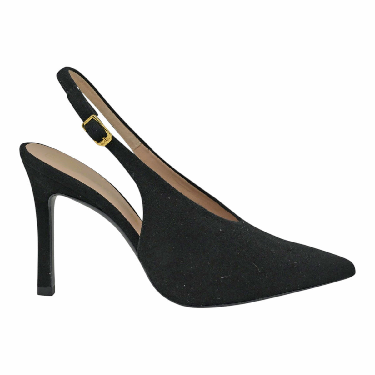 Unisa Tabar Γόβες Slingback - Μαύρο Σουέντ