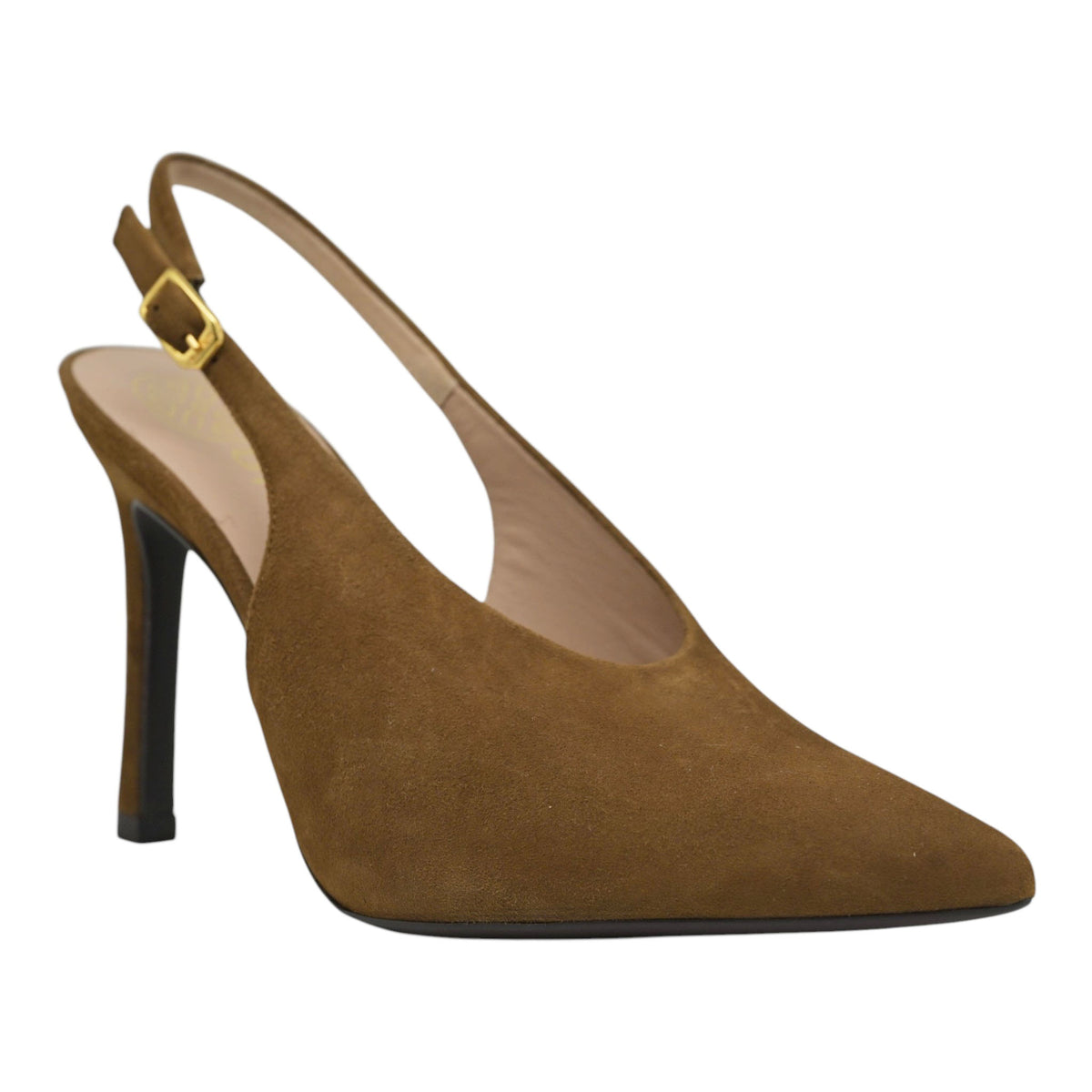 Unisa Tabar Γόβες Slingback - Nocciola Σουέντ