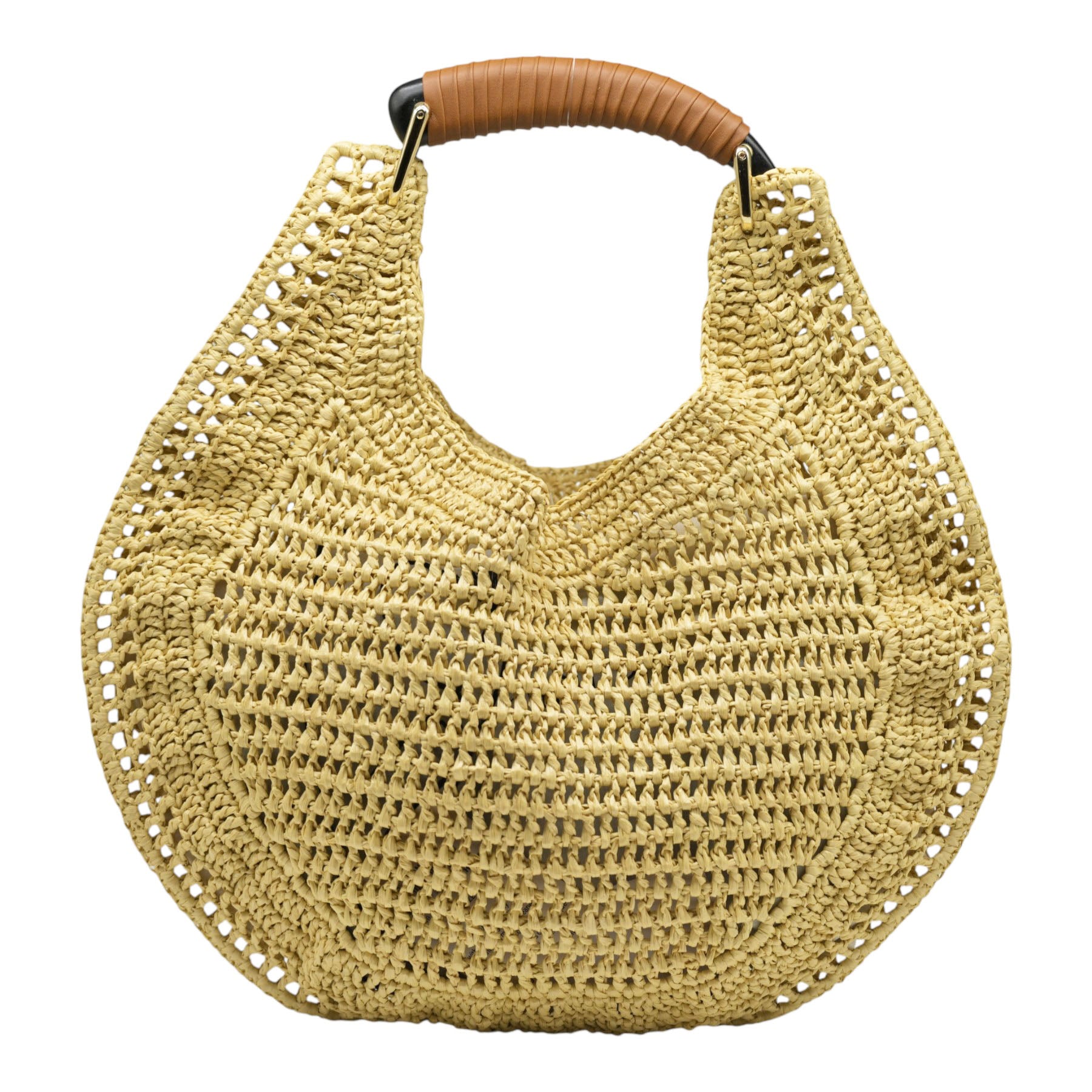 ViaMailBag Dana Τσάντα Χειρός Ψάθινη - Μπεζ