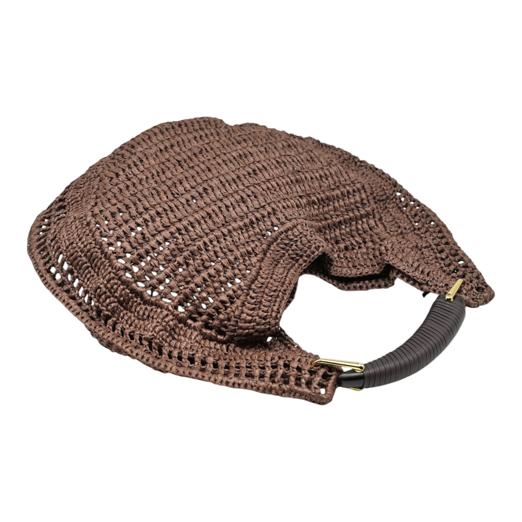 ViaMailBag Dana Τσάντα Χειρός Ψάθινη - Καφέ