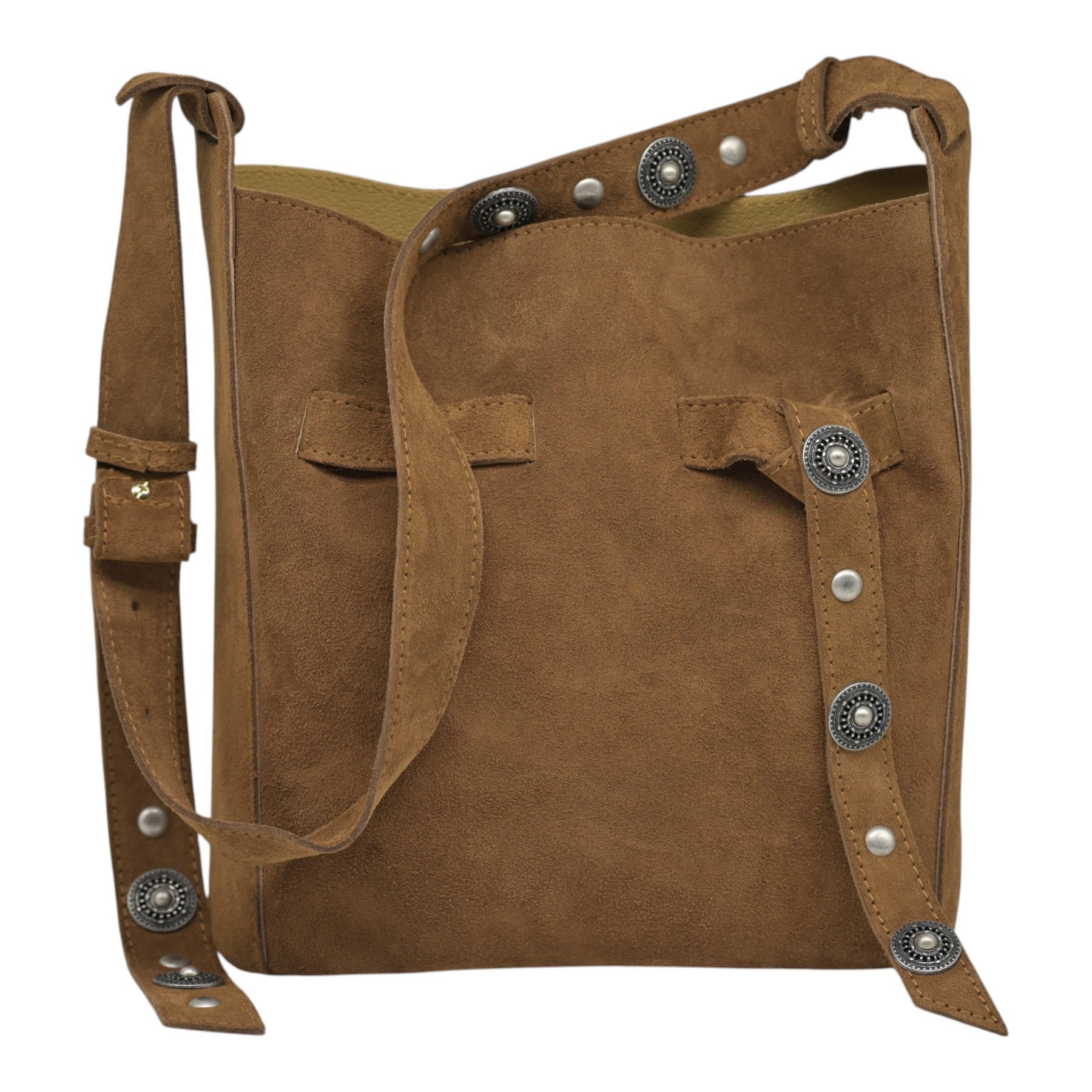 ViaMailBag Darcy Τσάντα Ώμου Boho - Κάμελ Σουέντ