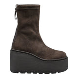 Vic Matie 2664 Μποτάκια Εφαρμοστά με Πλατφόρμα - Καφέ Σουέντ