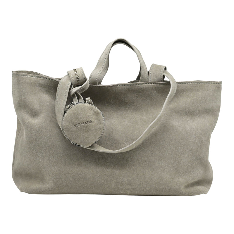 Vic Matie 608 Τσάντα Tote - Mud Σουέντ