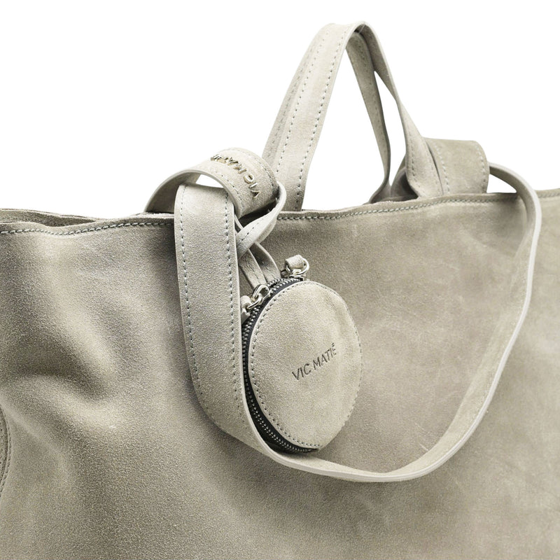 Vic Matie 608 Τσάντα Tote - Mud Σουέντ