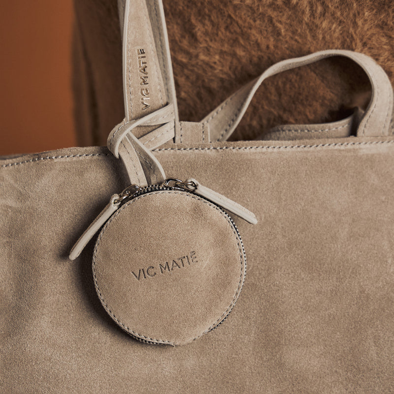 Vic Matie 608 Τσάντα Tote - Mud Σουέντ