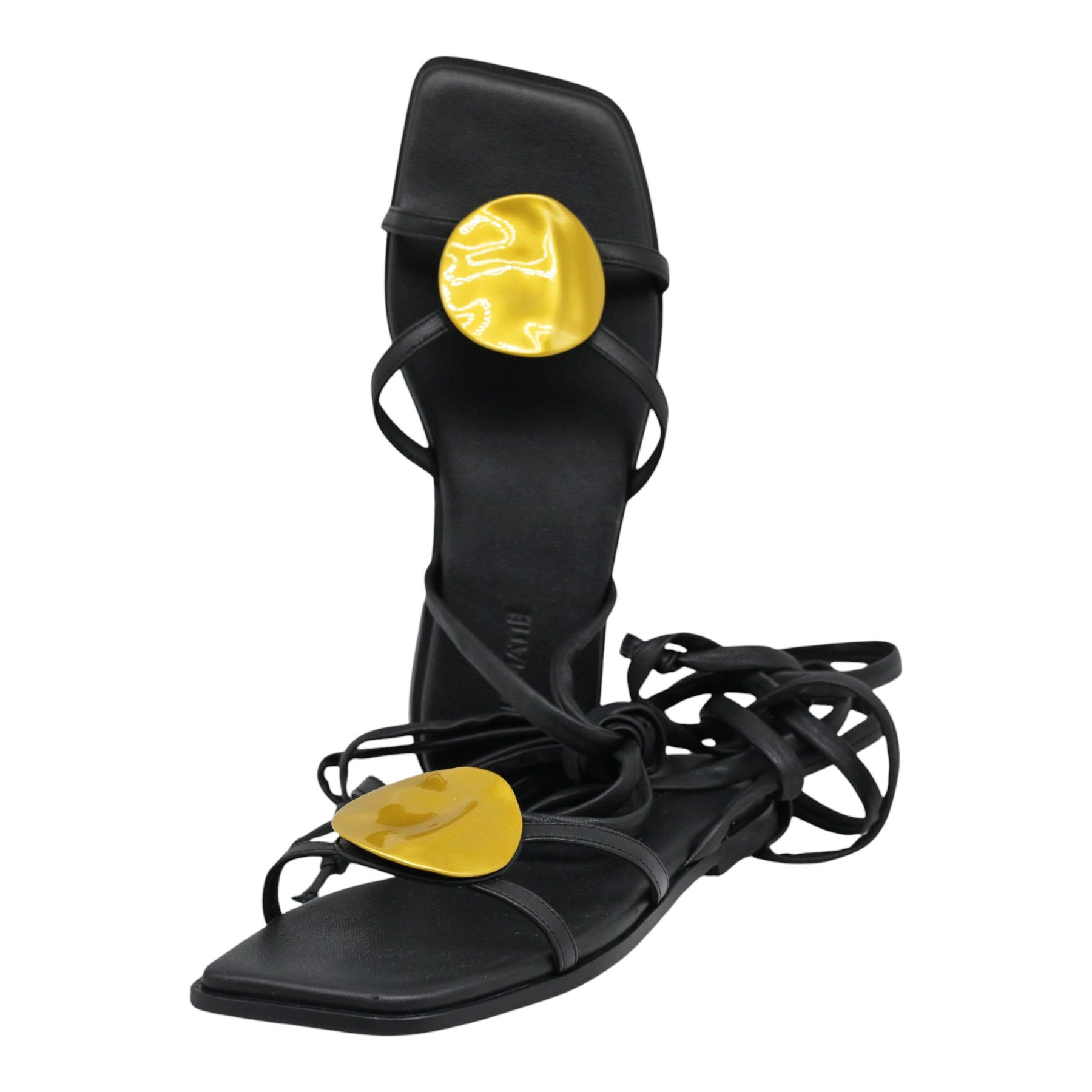 Vic Matie 5206 Σανδάλια με Στρόγγυλη Τόκα - Μαύρα