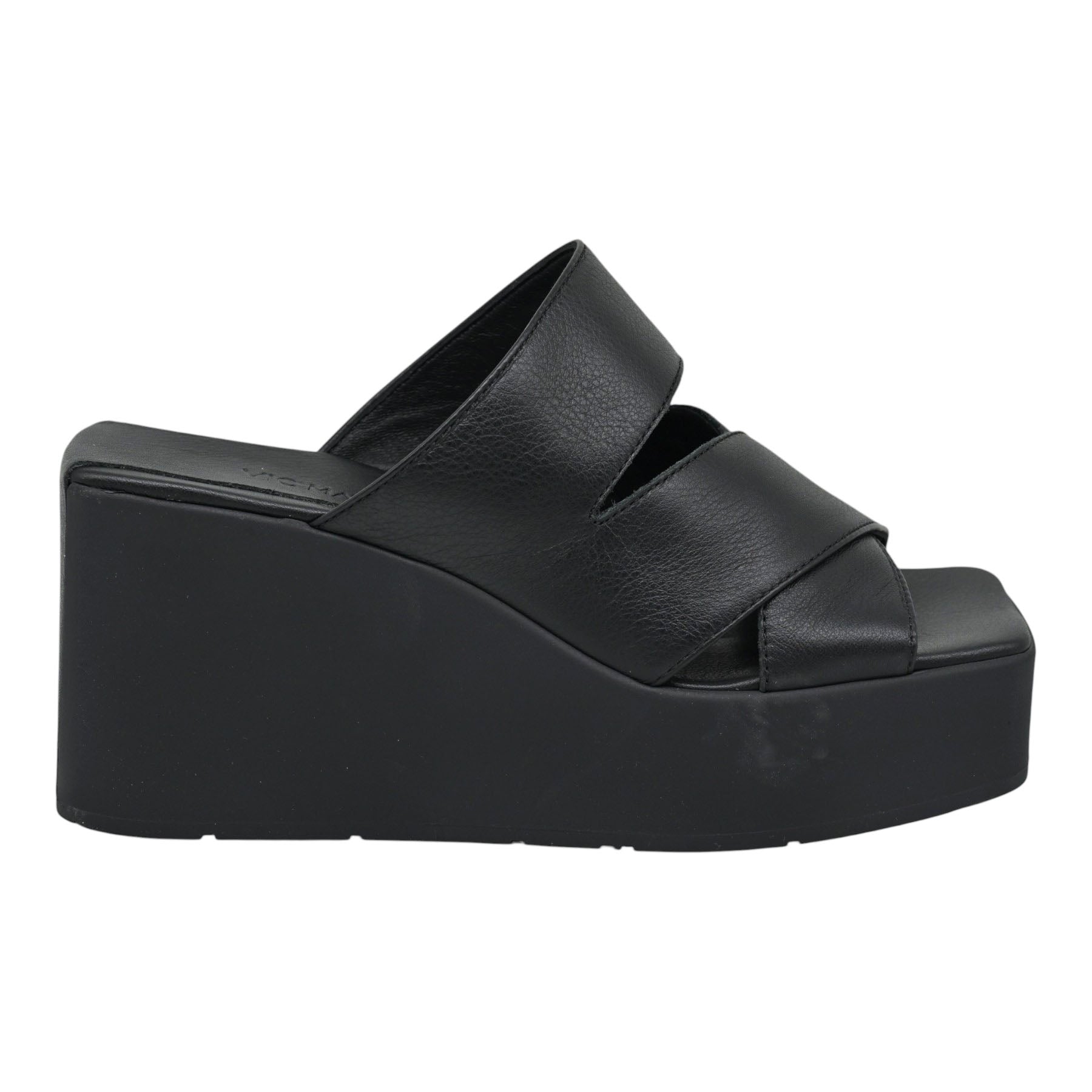 Vic Matie 5450 Mules με Λουριά και Φιάπα - Μαύρα