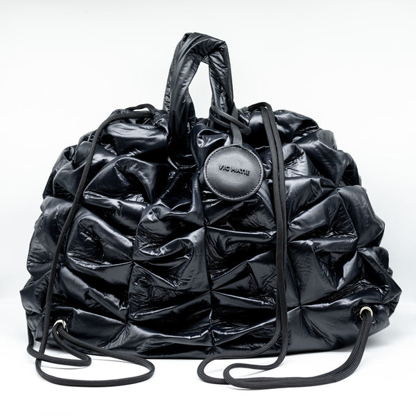Vic Matie 708 Τσάντα Backpack Scrunchie - Μαύρη
