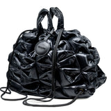 Vic Matie 708 Τσάντα Backpack Scrunchie - Μαύρη