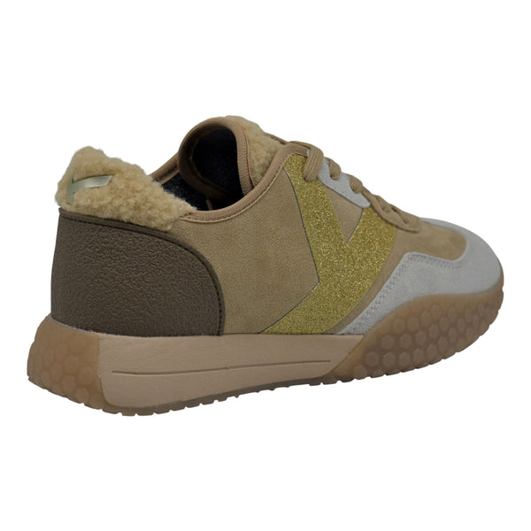 Keh Noo 9761 Vintage Sneakers - Κάμελ Σουέντ