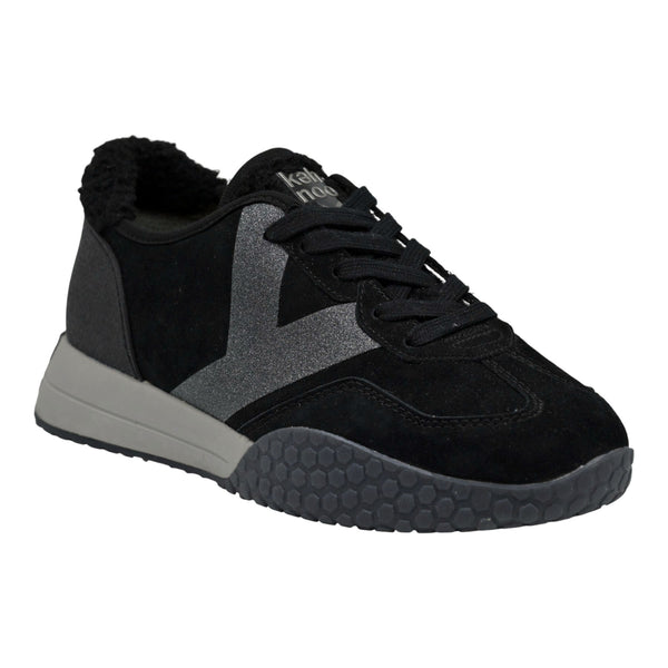 Keh Noo 9761 Vintage Sneakers - Μαύρο Σουέντ