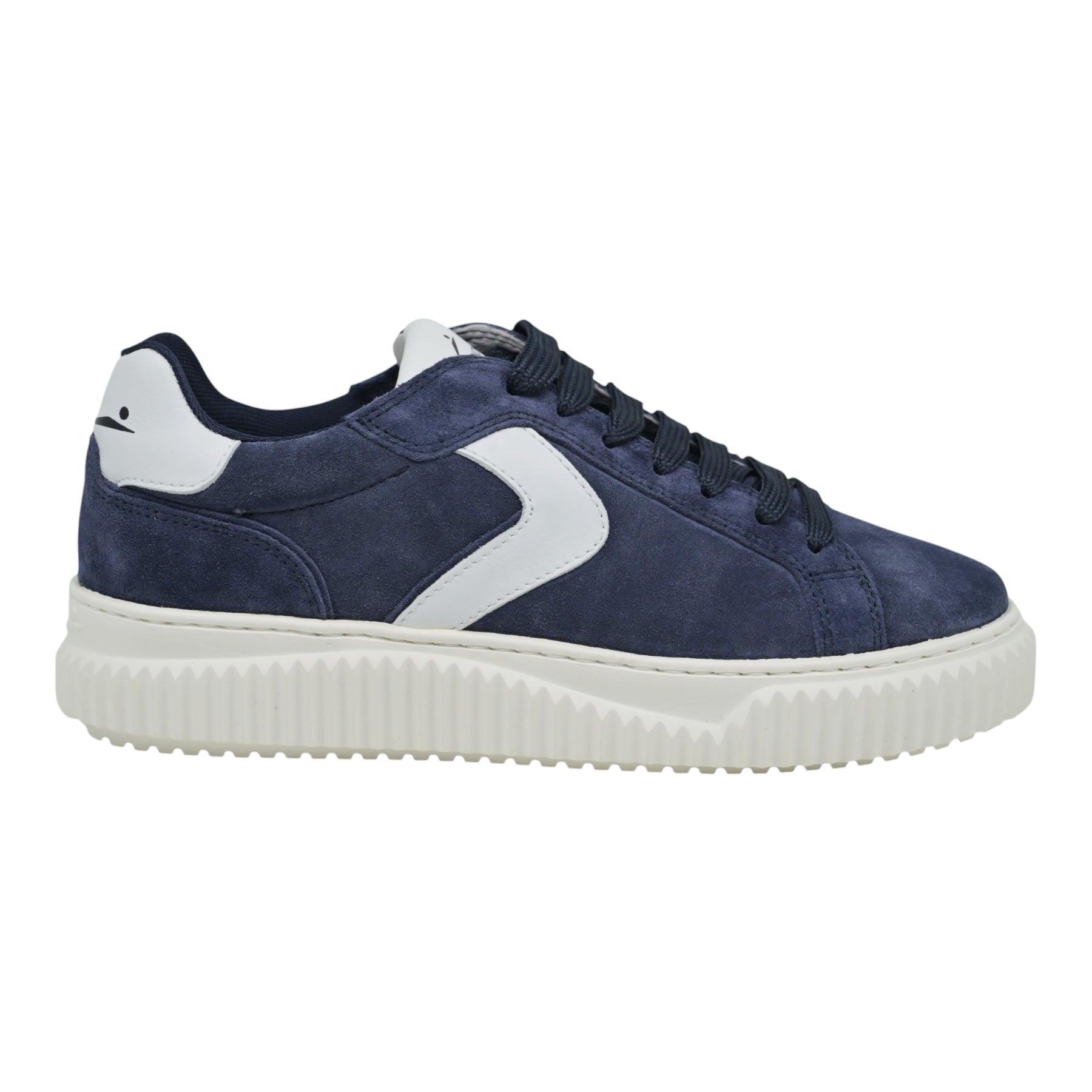Voile Blanche 7542 Sneakers με Ανάγλυφη Σόλα - Μπλέ Σουέντ