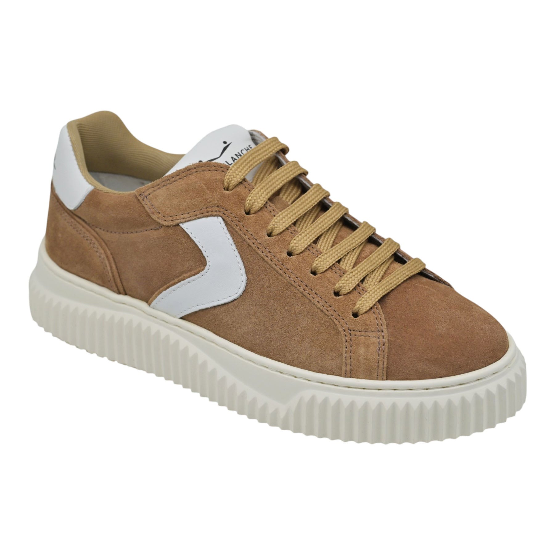 Voile Blanche 7542 Sneakers με Ανάγλυφη Σόλα - Κάμελ Σουέντ