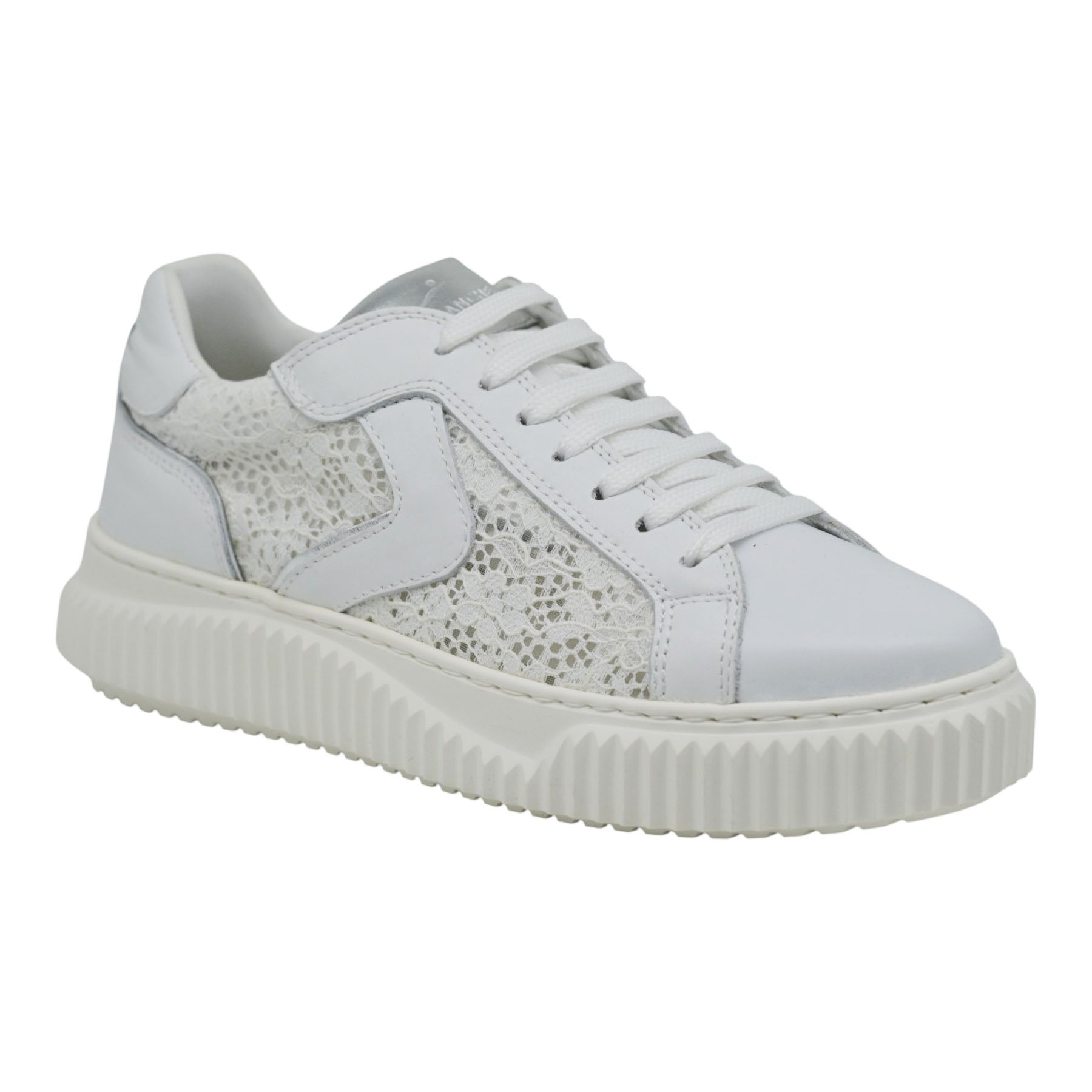 Voile Blanche 9152 Sneakers με Δαντέλα - Άσπρα