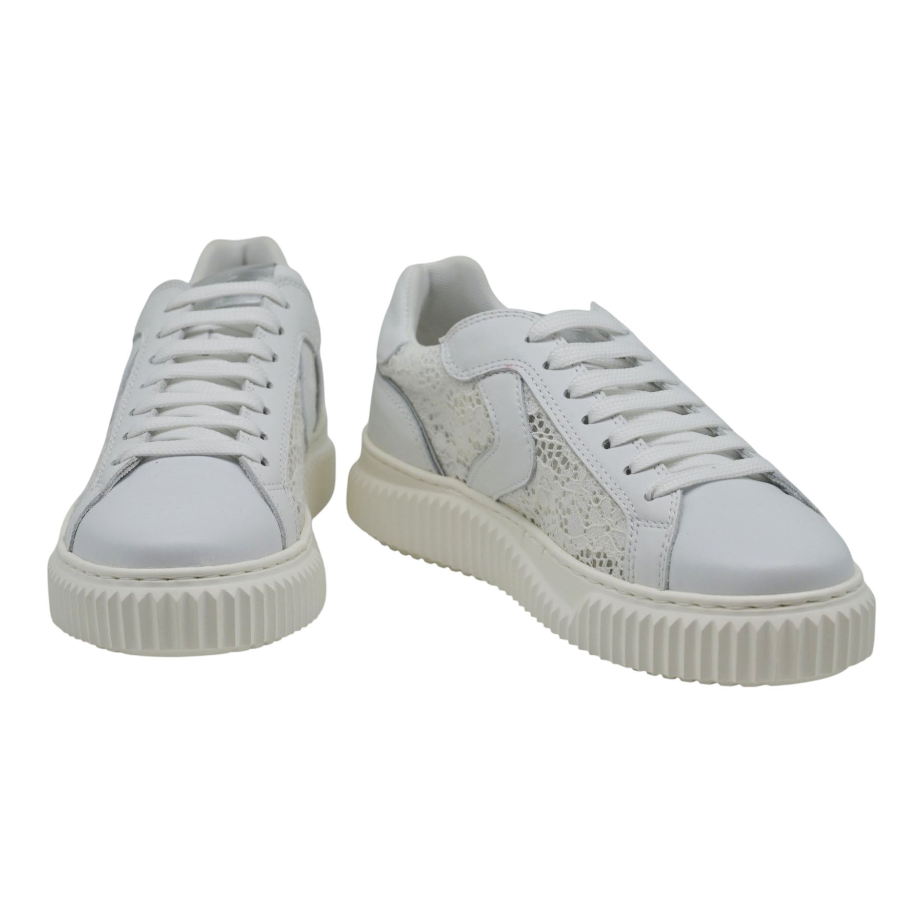 Voile Blanche 9152 Sneakers με Δαντέλα - Άσπρα