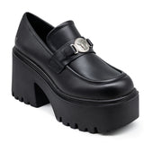 Windsor Smith Livid Loafers Chunky με Τόκα - Μαύρα