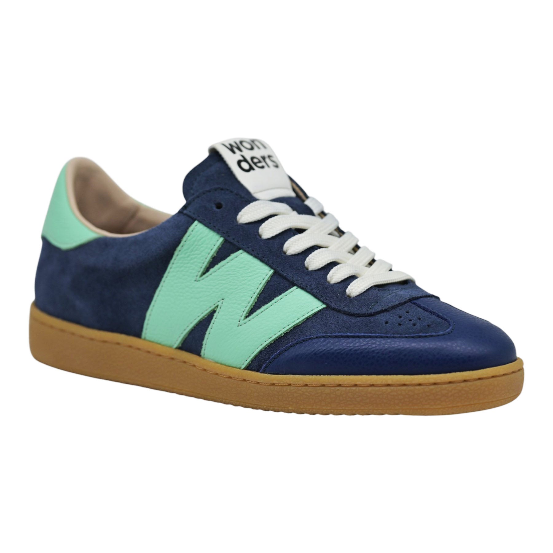 Wonders 2001 Sneakers με W - Μπλέ Σουέντ
