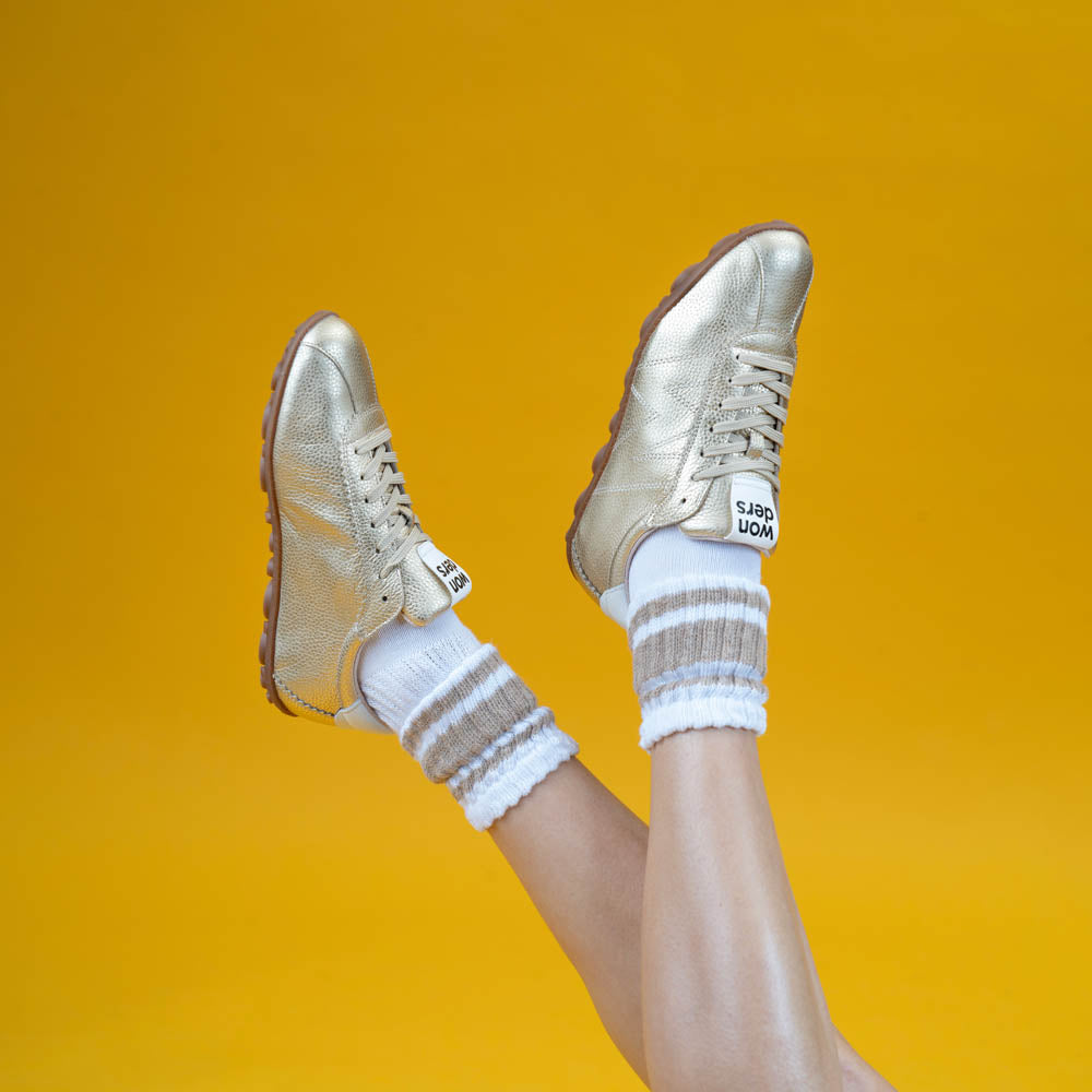 Wonders 2102 Sneakers με W - Platino