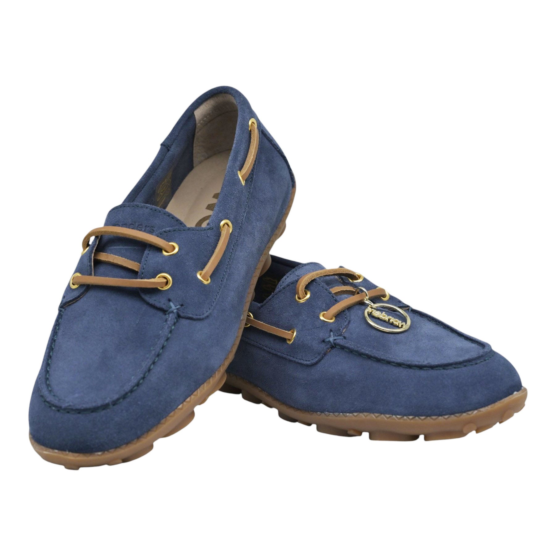 Wonders 2104 Δετά Boat Shoes με Κρεμαστό - Μπλέ