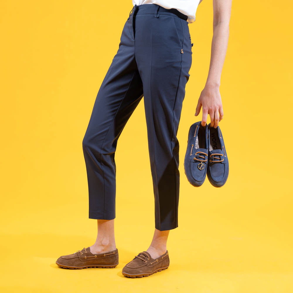Wonders 2104 Δετά Boat Shoes με Κρεμαστό - Μπλέ