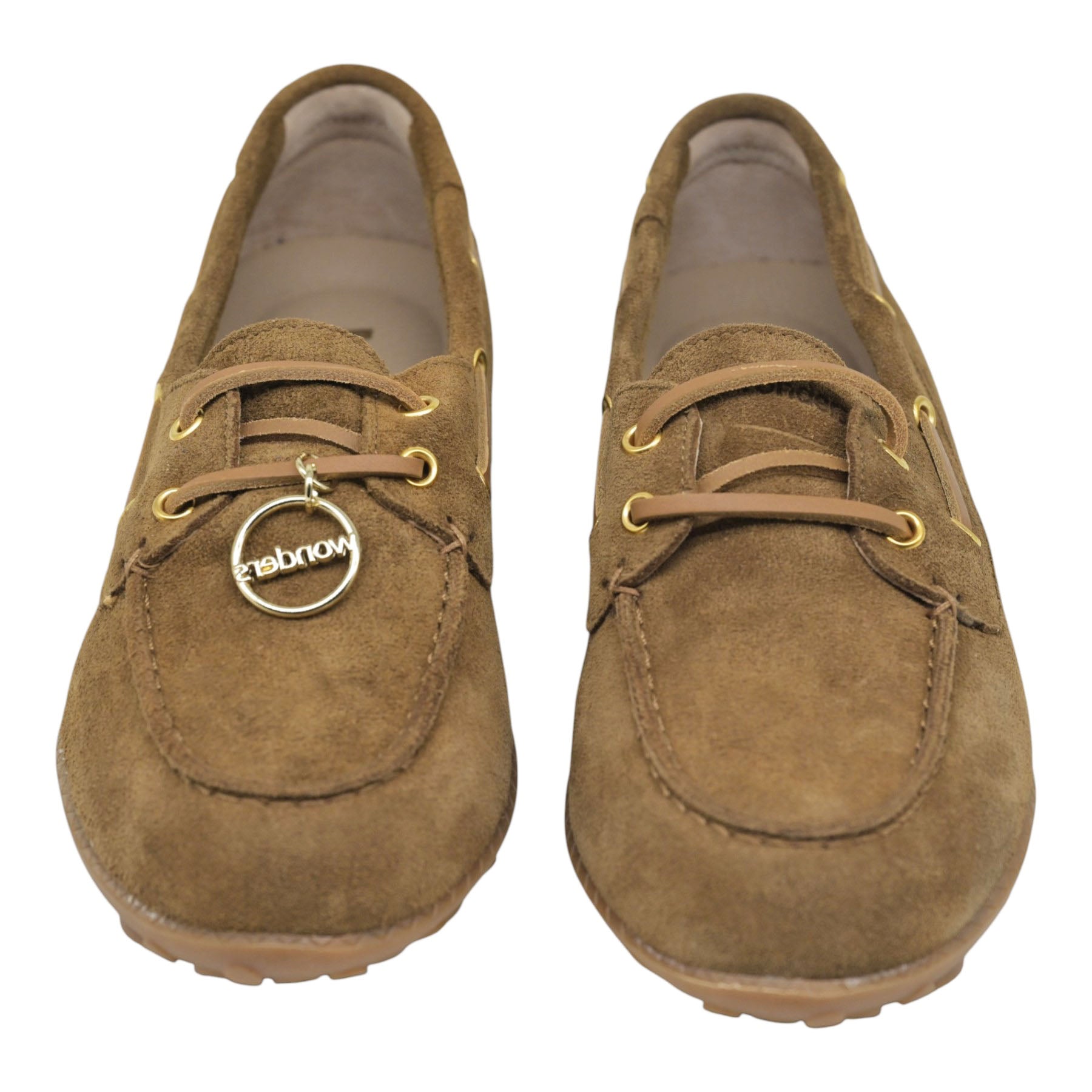 Wonders 2104 Δετά Boat Shoes με Κρεμαστό - Cognac