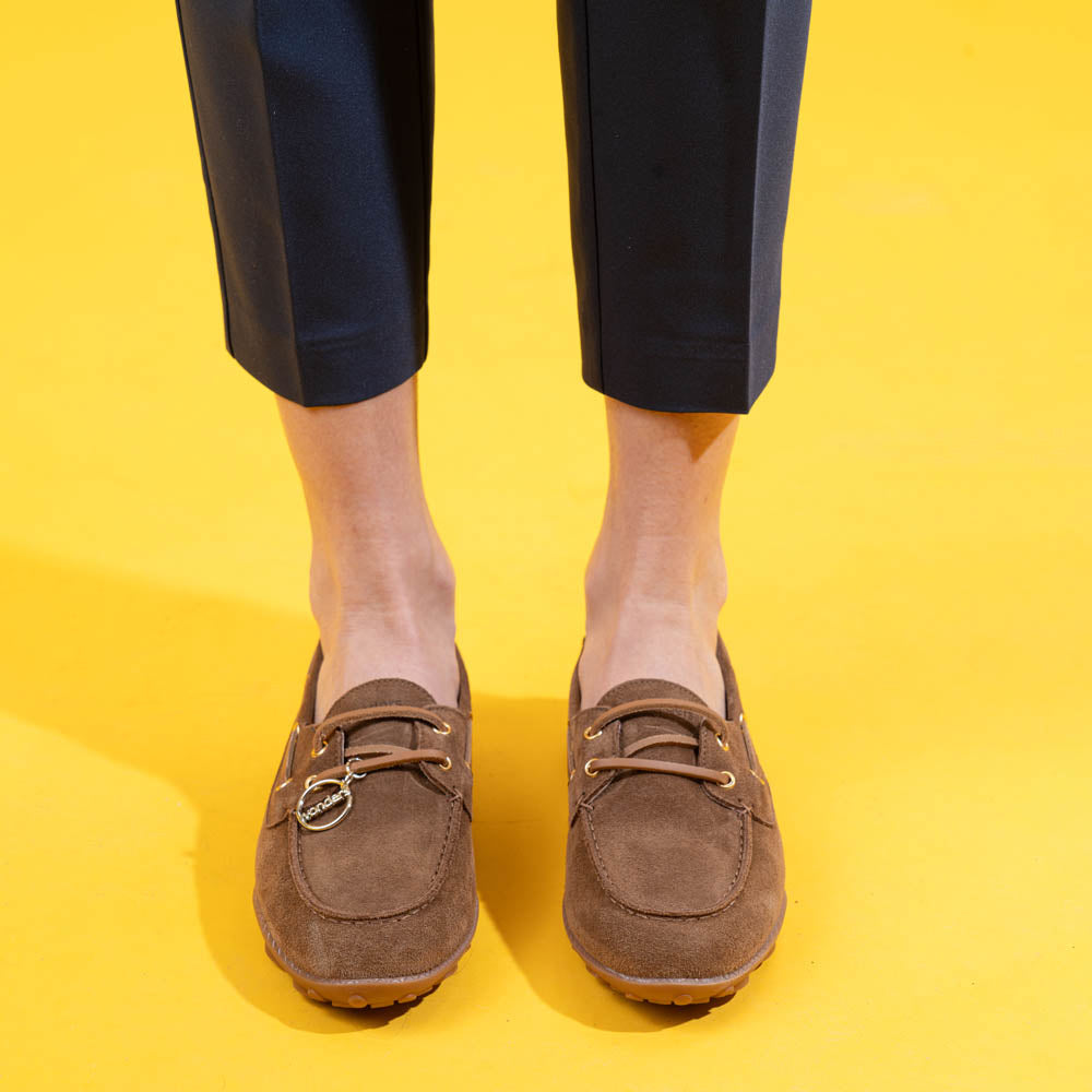 Wonders 2104 Δετά Boat Shoes με Κρεμαστό - Cognac