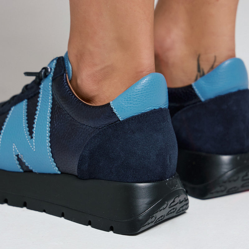 Wonders 2476 Sneakers με W - Μπλέ