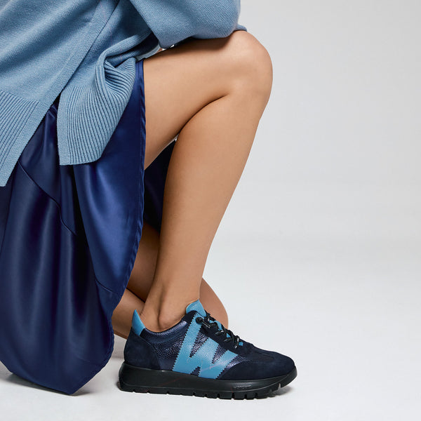 Wonders 2476 Sneakers με W - Μπλέ