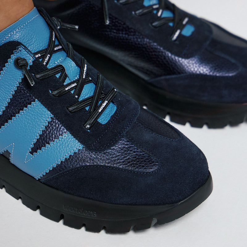 Wonders 2476 Sneakers με W - Μπλέ