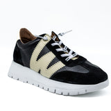 Wonders 2476 Sneakers με W - Μαύρα