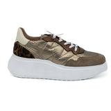 Wonders 3610 Sneakers Δίπατα με W - Taupe με Leo