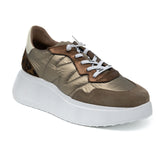 Wonders 3610 Sneakers Δίπατα με W - Taupe με Leo