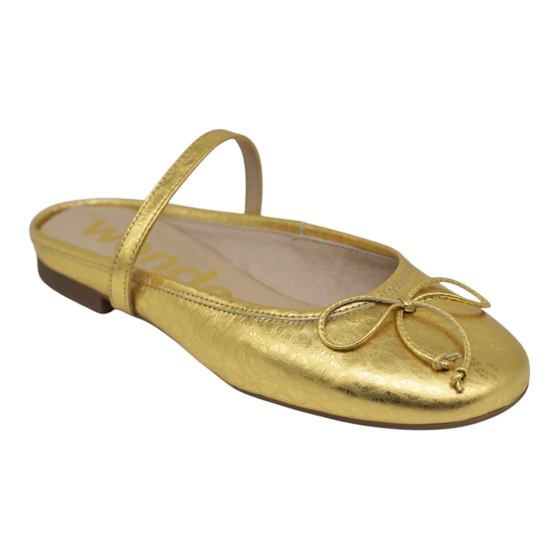 Wonders 4702 Μπαλαρίνες Slingback με Φιόγκο - Oro