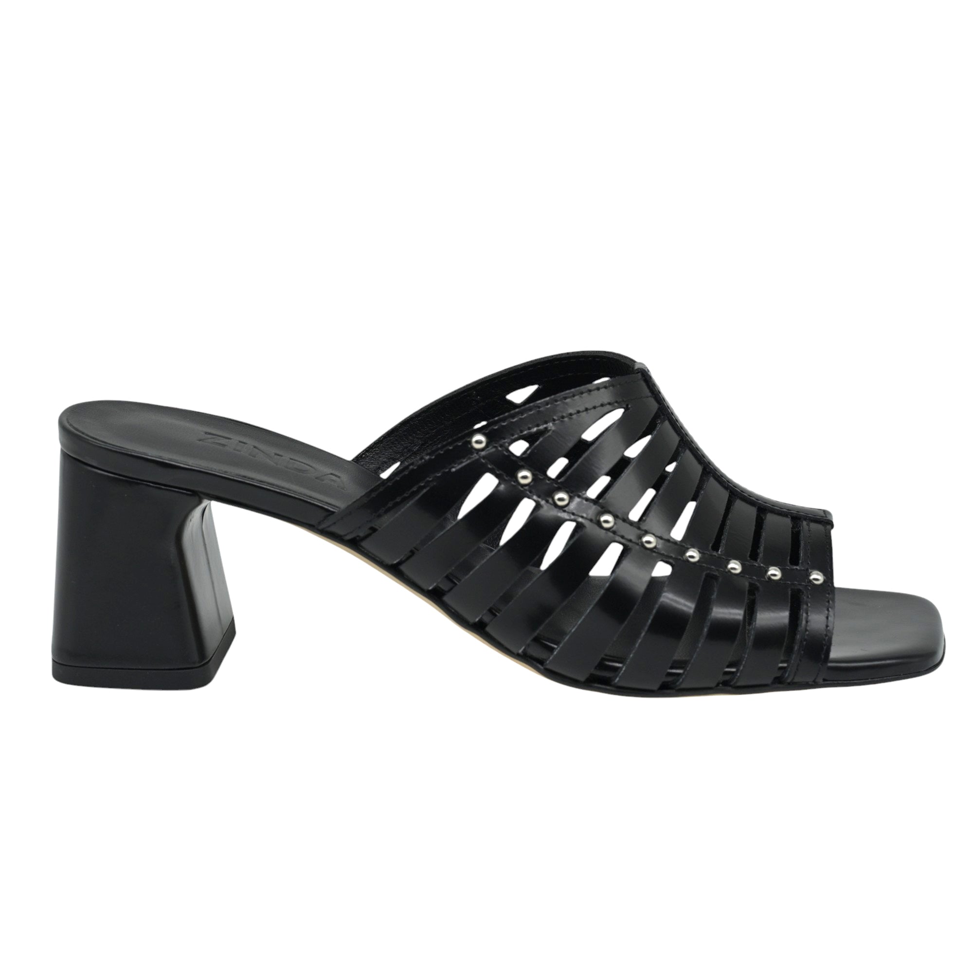 Zinda 3058 Πέδιλα Slip On - Μαύρο