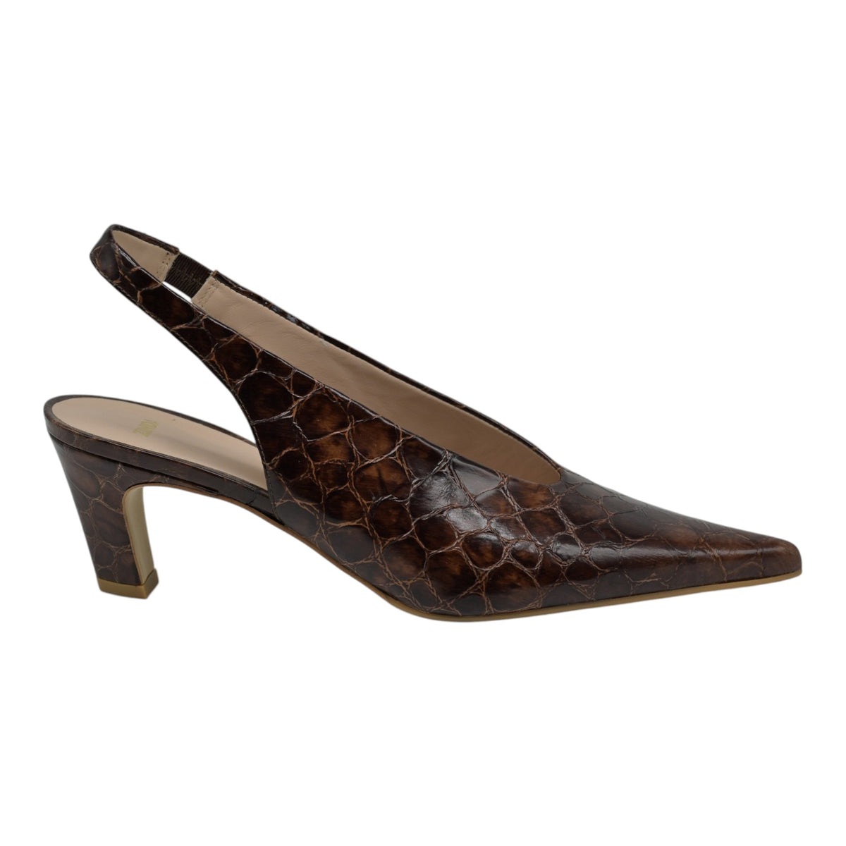 Zinda 3403 Γόβες Slingback Ανάγλυφες - Cuero