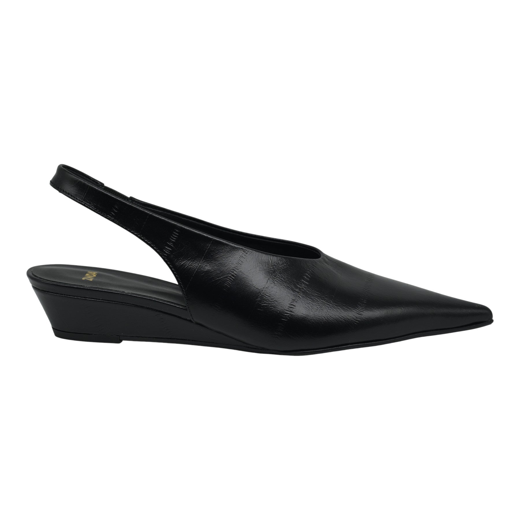 Zinda 3435 Γοβάκια Slingback με Έντονη Μύτη - Μαύρα