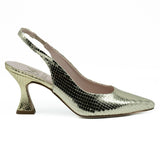 Marian Slingback Γόβες Ανάγλυφες - Platino