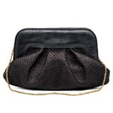 Marian Τσάντα Pouch - Μαύρο με Χρυσό