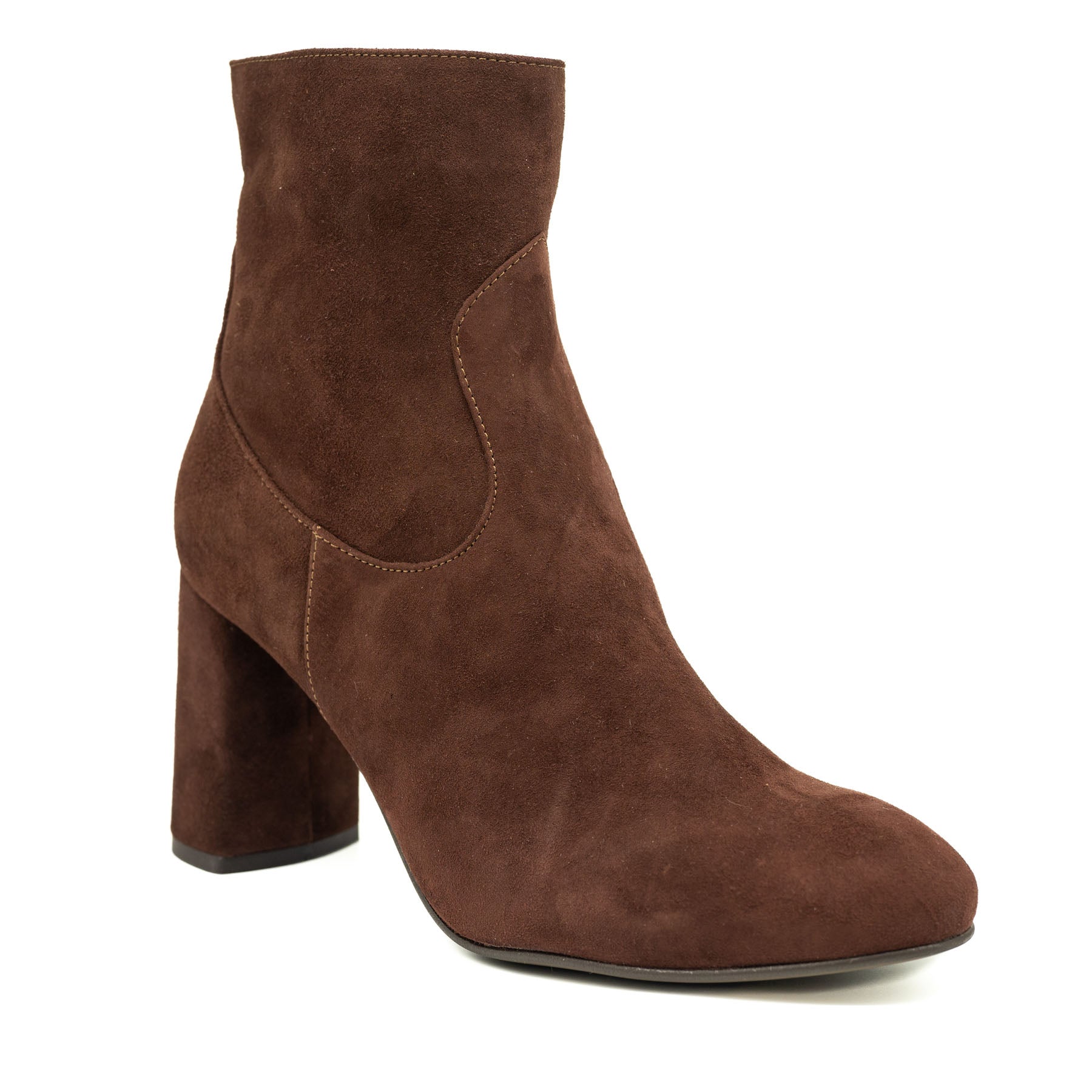 Mourtzi Μποτάκια με Τακούνι - Καφέ