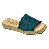 Kanna Παντόφλες με Ψάθα - Bluette