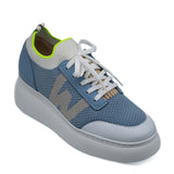 Wonders Sneakers Πλατφόρμες με W - Γαλάζιο