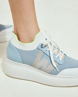 Wonders Sneakers Πλατφόρμες με W - Γαλάζιο