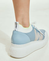 Wonders Sneakers Πλατφόρμες με W - Γαλάζιο